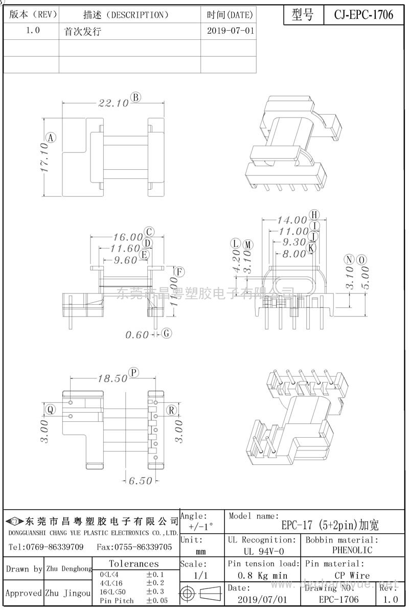 CJ-1706，EPC17臥式(5+2)加寬..-模型