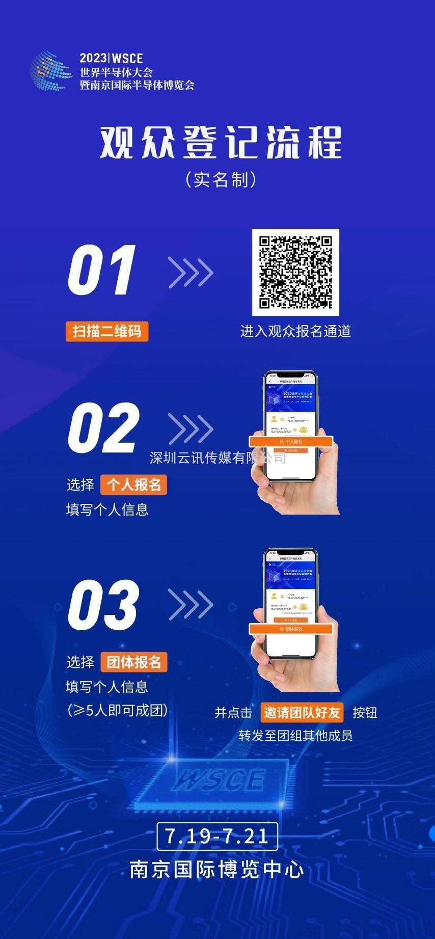 觀眾報名開啟，限時搶早鳥福利！2023世界半導體大會約你7月南京見!