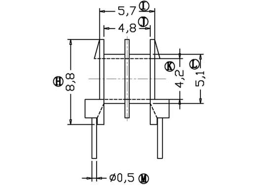 SL-0803/EE-8.3臥式(2+2)PIN