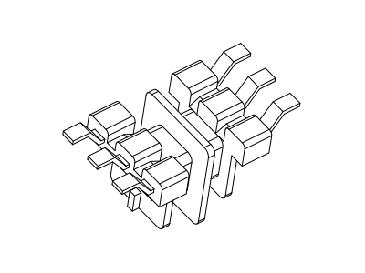 FX-043-6/ED8 3+3PIN